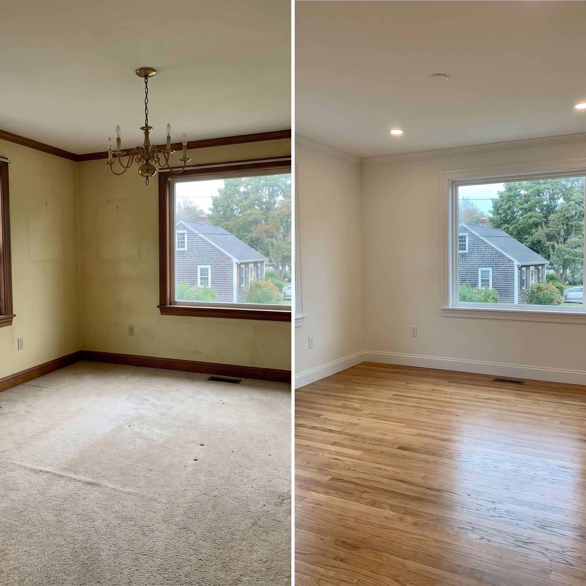 Before and after renovation Freeport ME Before and after renovation Freeport ME