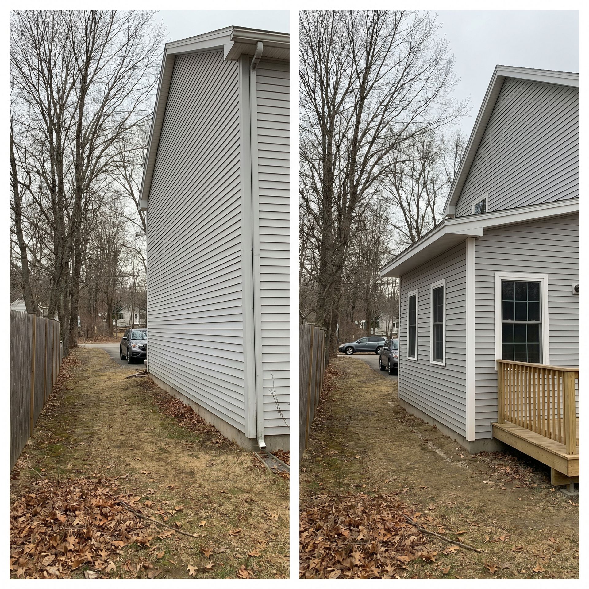 Before and after addition Gorham ME