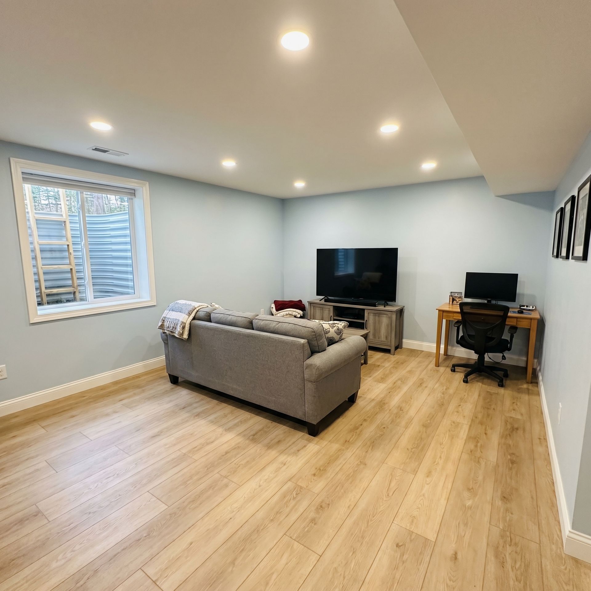 Finished basement Gray ME Legacy Construction Finished basement Gray ME Legacy Construction