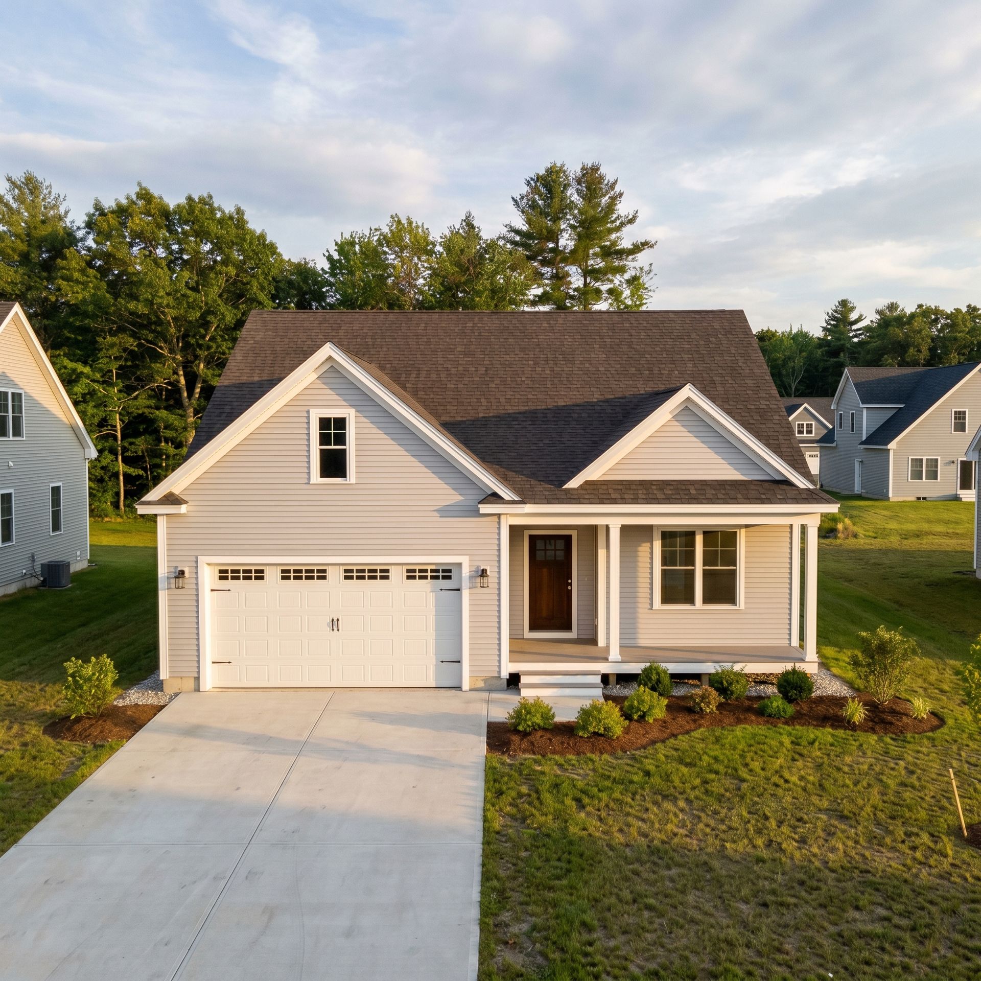 Finished new home Windham ME Legacy Construction Finished new home Windham ME Legacy Construction