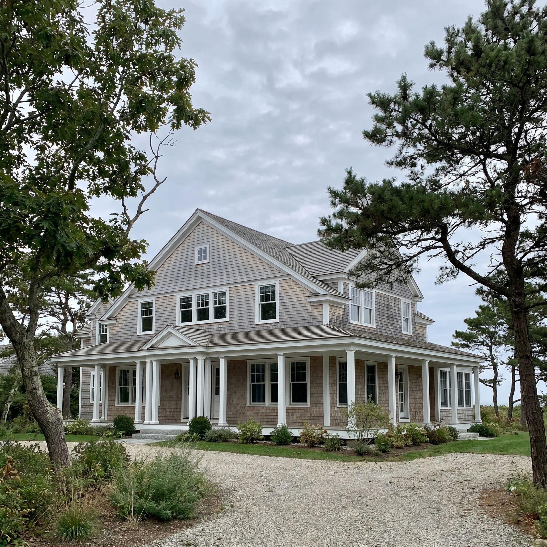 Finished coastal home from custom plans Cape Elizabeth ME Legacy