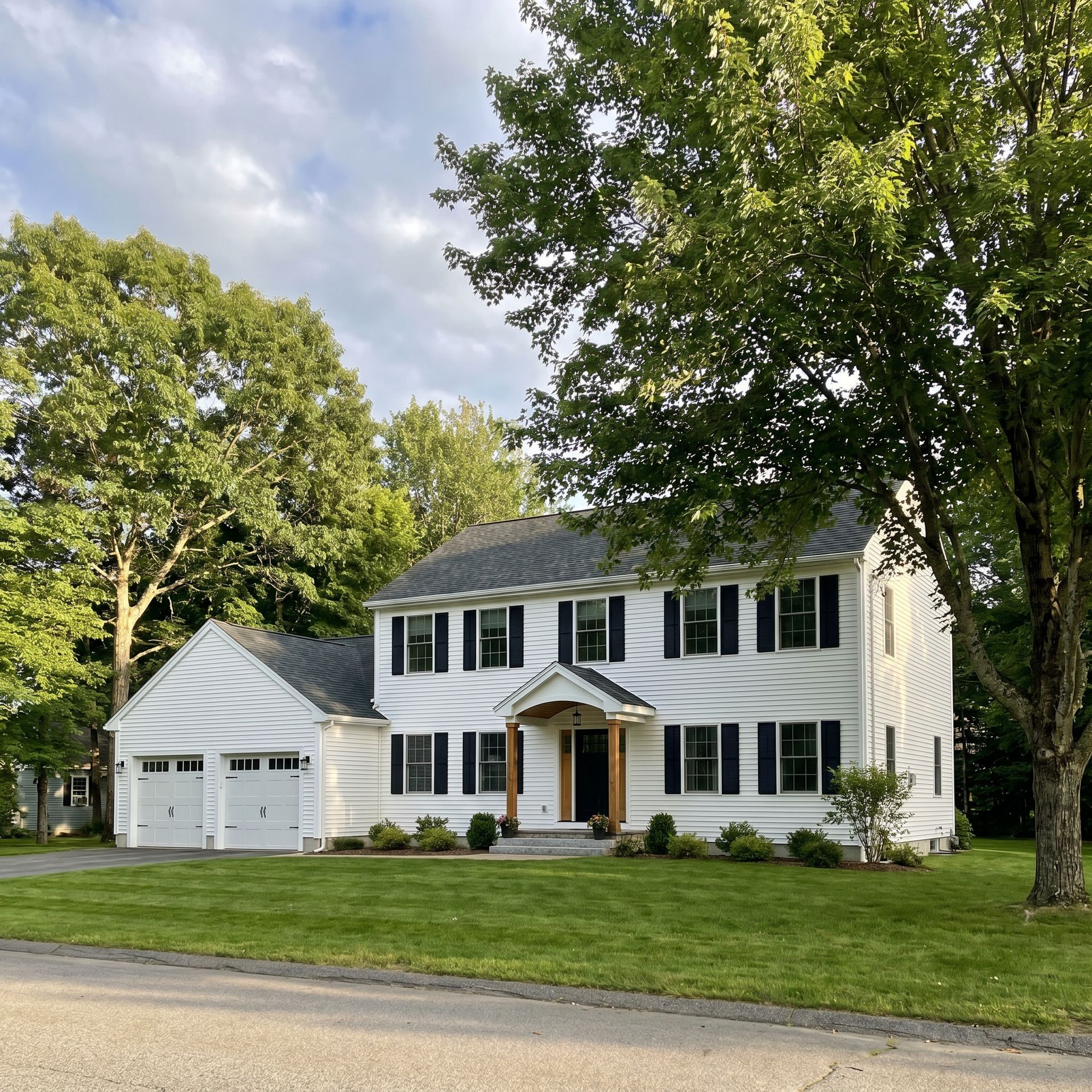 Finished custom colonial Cumberland ME Legacy Construction Finished custom colonial Cumberland ME Legacy Construction