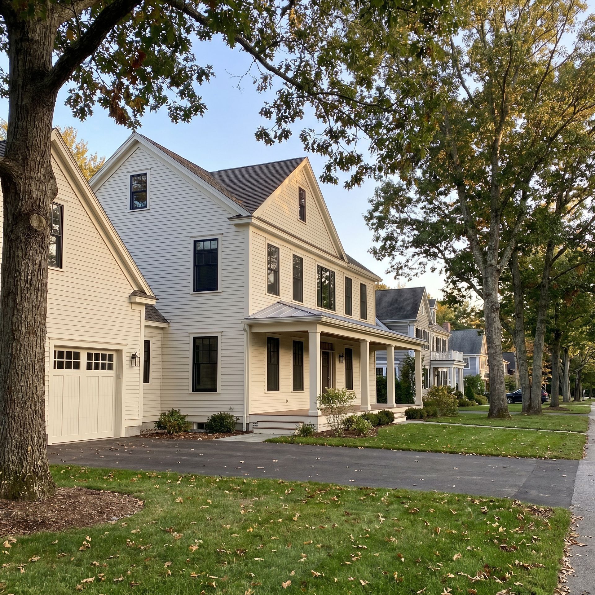 Finished contemporary colonial Falmouth ME Legacy Construction Finished contemporary colonial Falmouth ME Legacy Construction