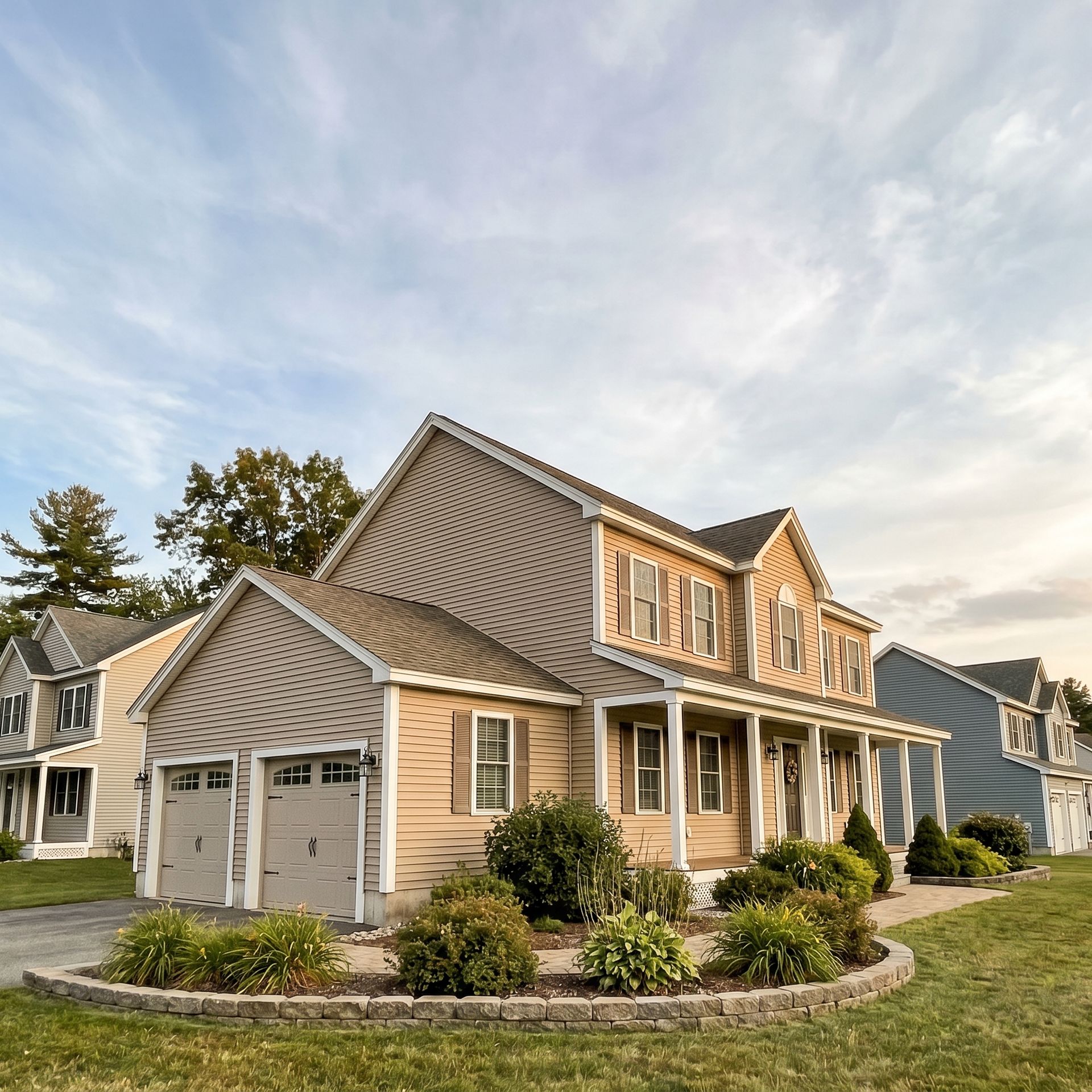 Finished colonial Gray ME Legacy Construction Finished colonial Gray ME Legacy Construction
