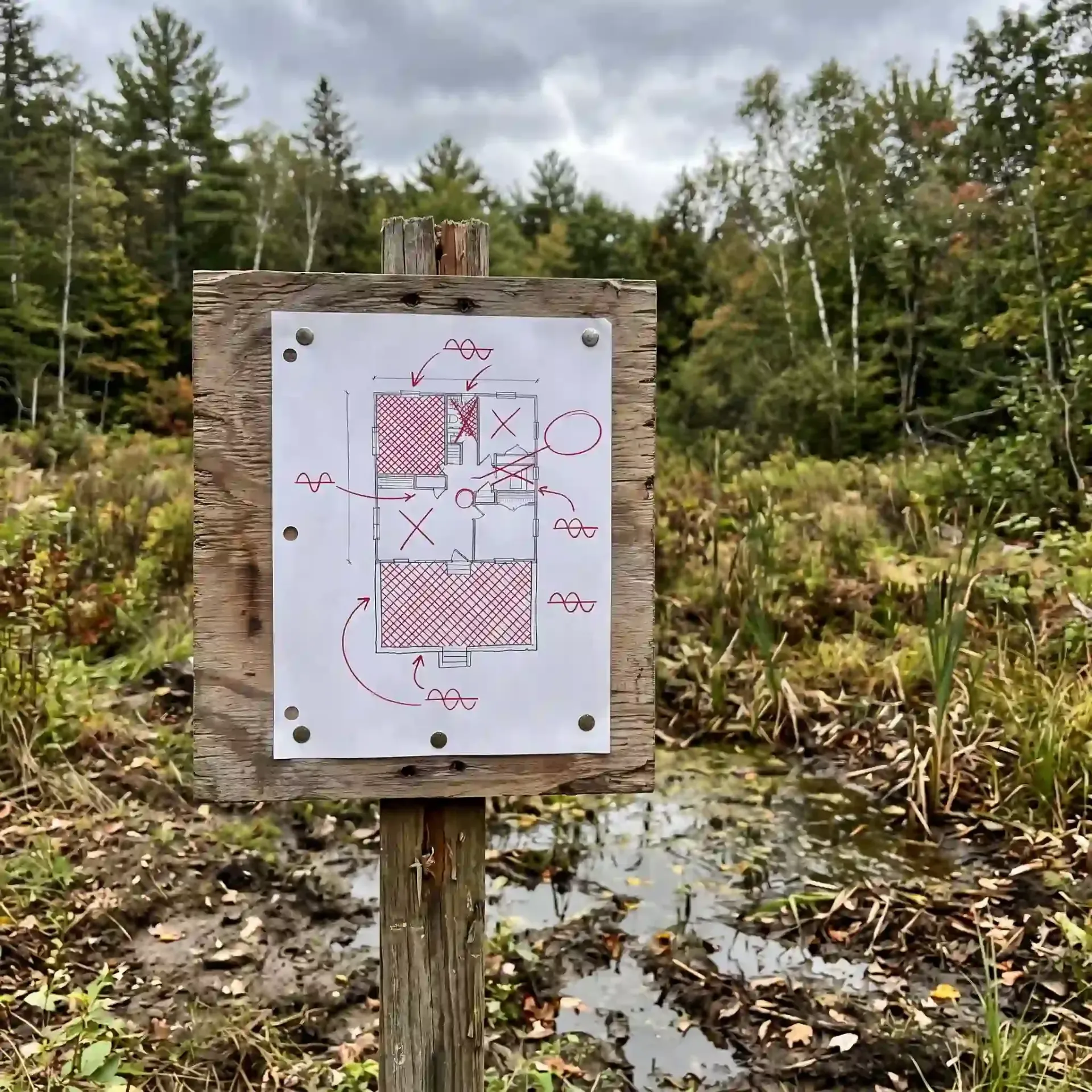 Hollis homeowner with plans incompatible with rural site