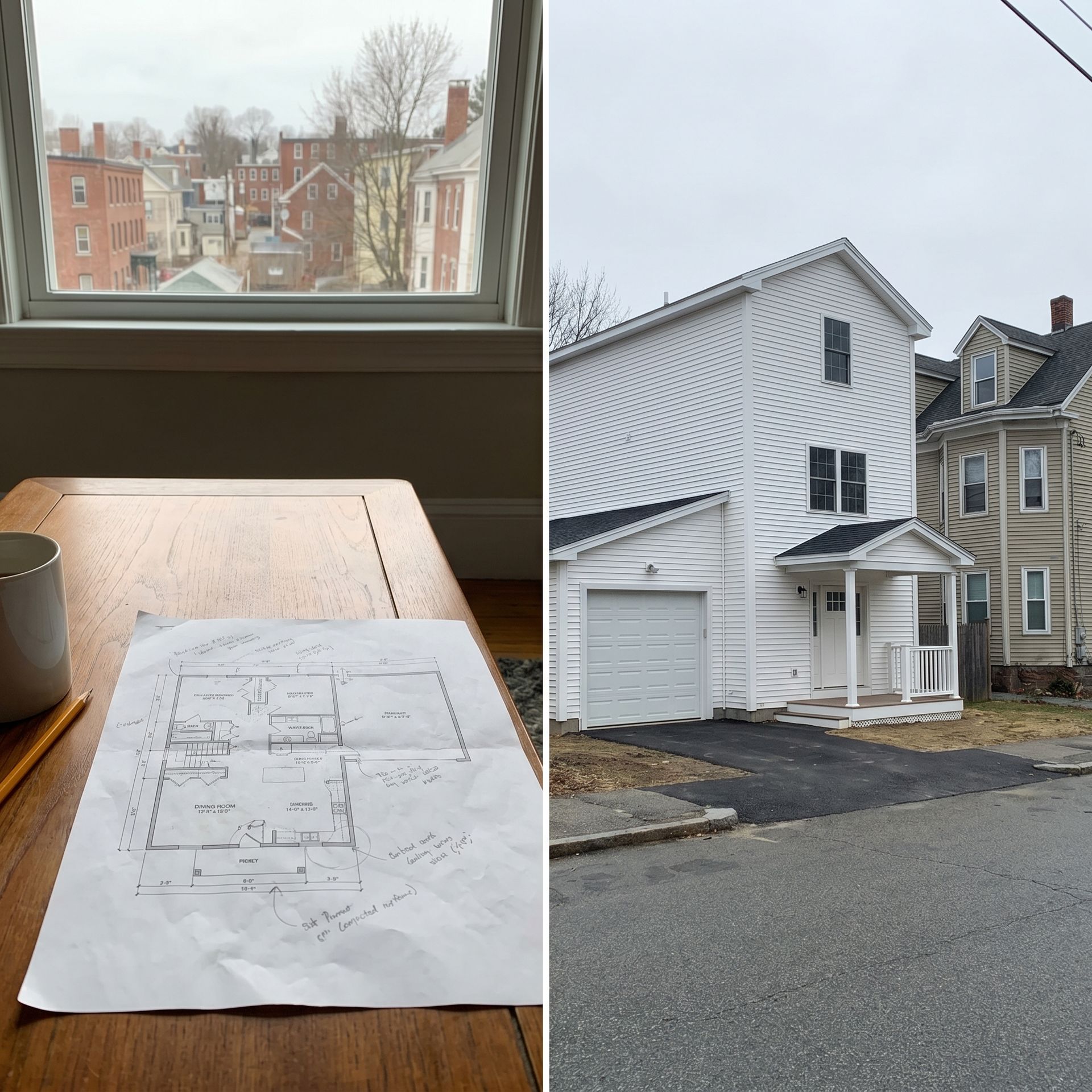 Before and after plans to home Saco ME Before and after plans to home Saco ME