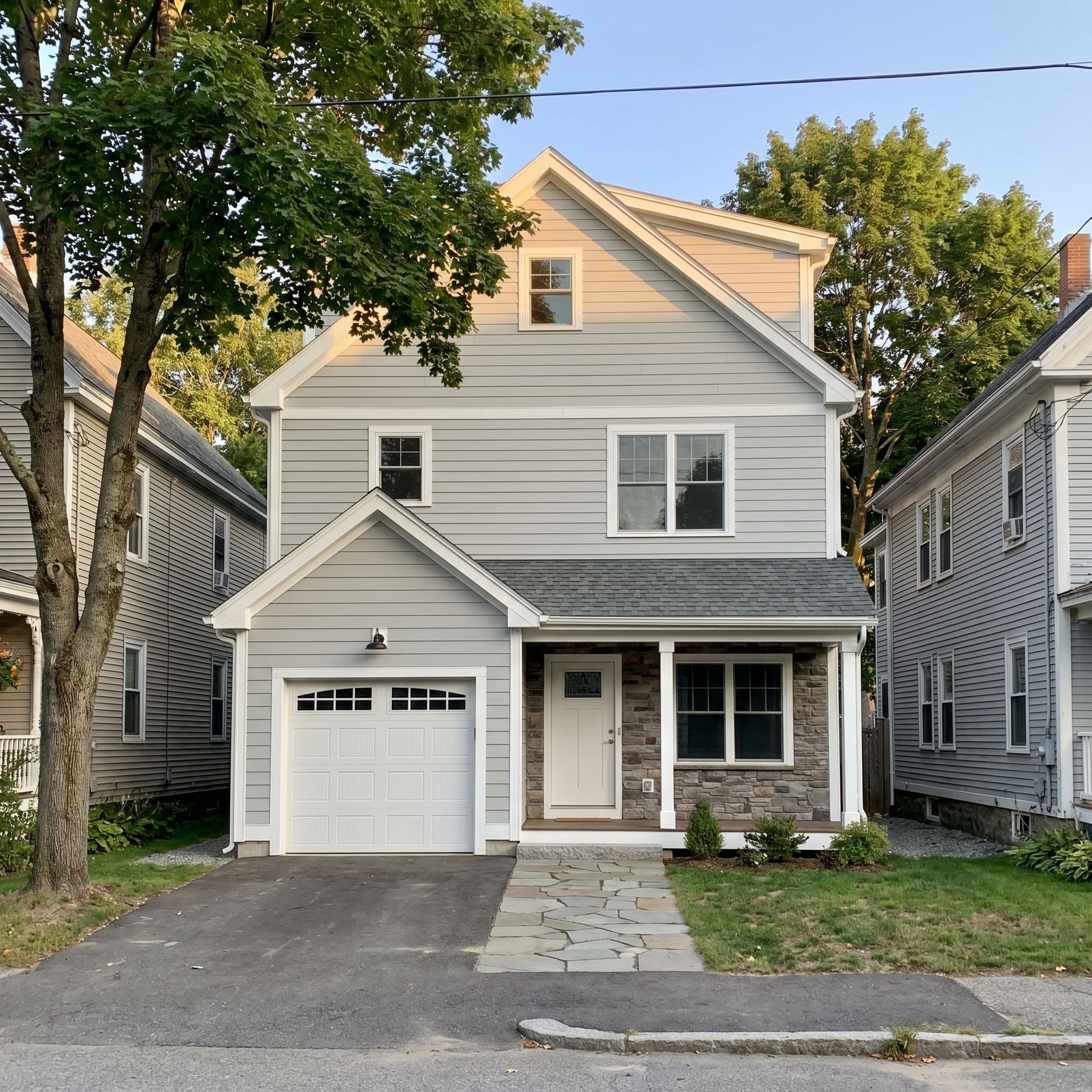 Finished in-fill home from plans South Portland ME Legacy Finished in-fill home from plans South Portland ME Legacy
