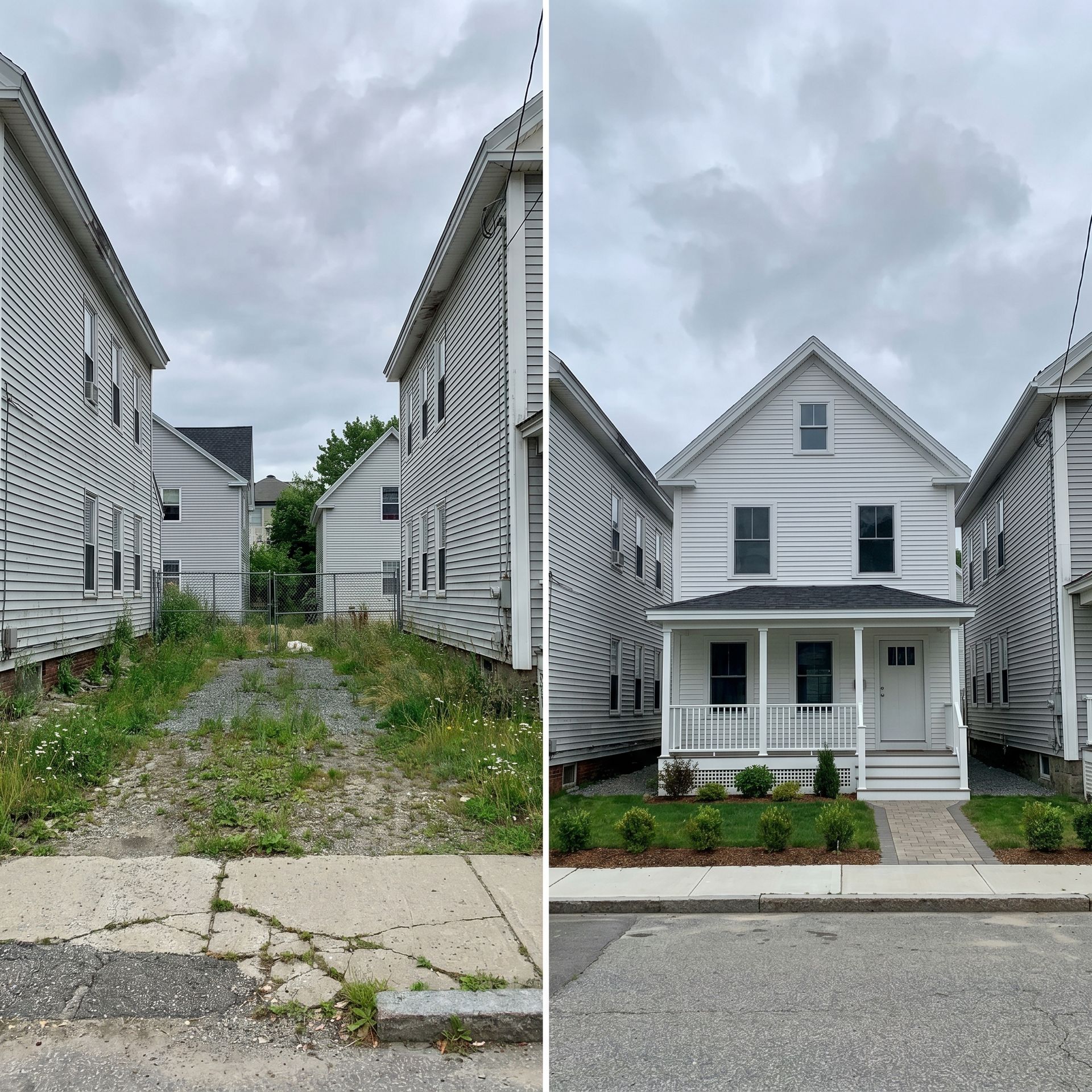 Before and after plans to home Westbrook ME Before and after plans to home Westbrook ME