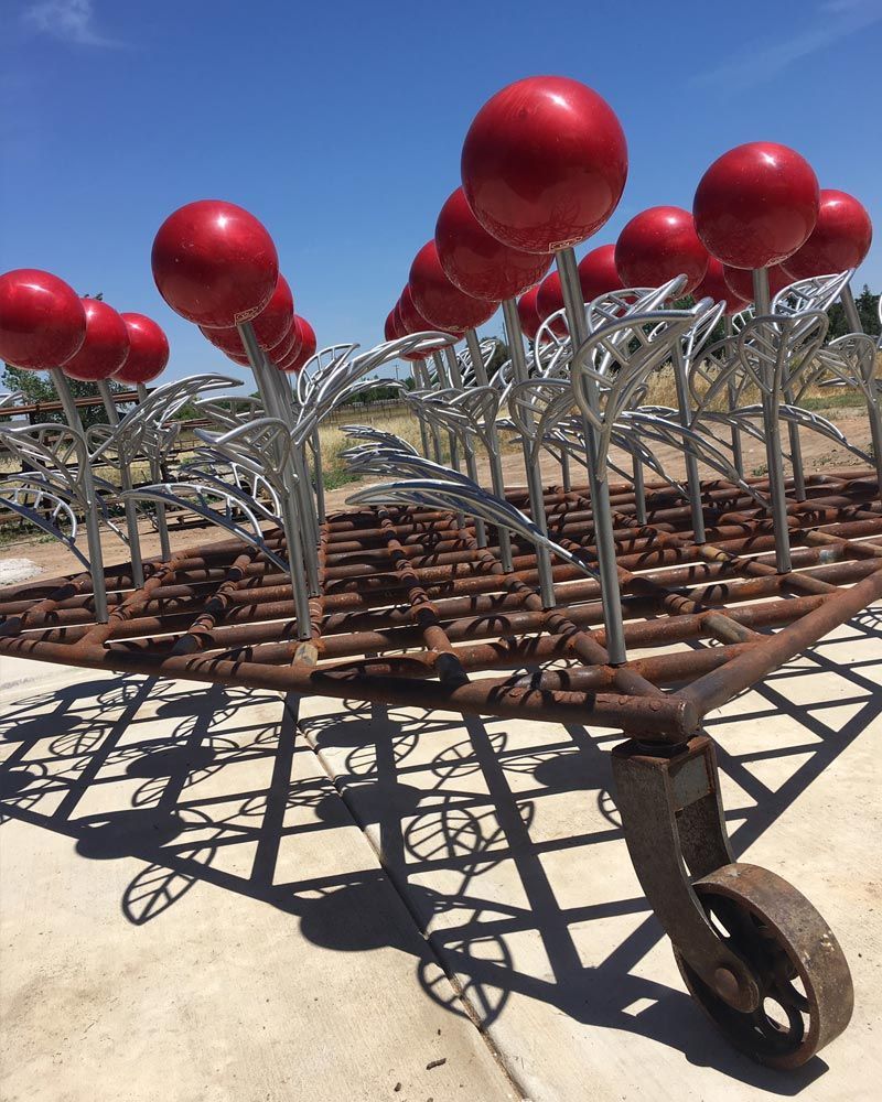 Crop Rotation Public Art Sculpture