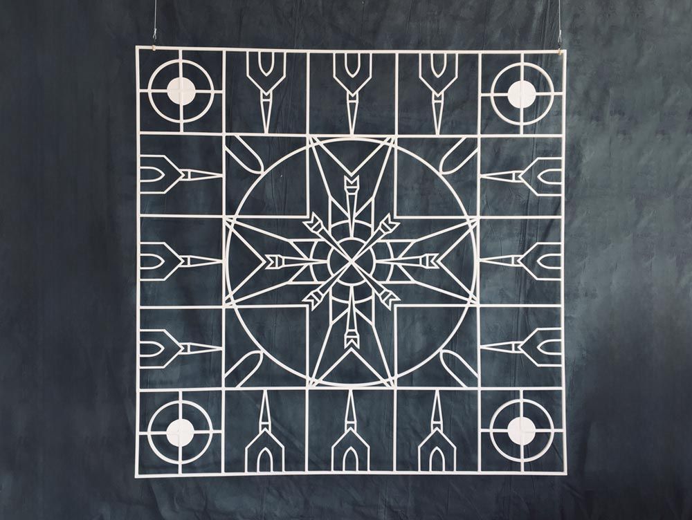 Fundamentalist Quilt Wall Hanging Sculpture