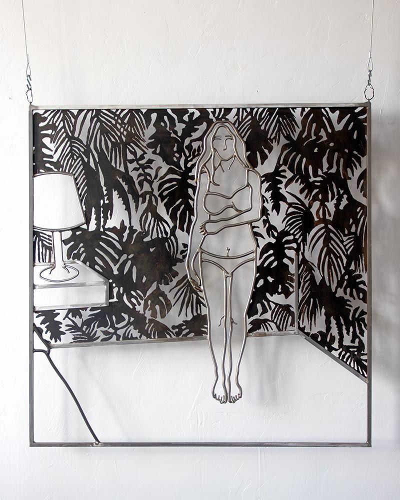 Motel - Wall Hanging Sculpture