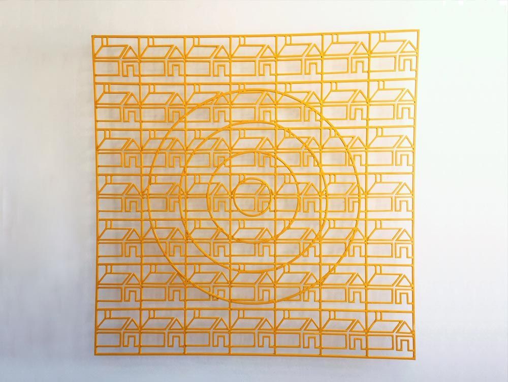 Pandemic Wall Hanging Sculpture