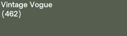 Vintage Vogue text with “(462)” beneath it on a muted green background