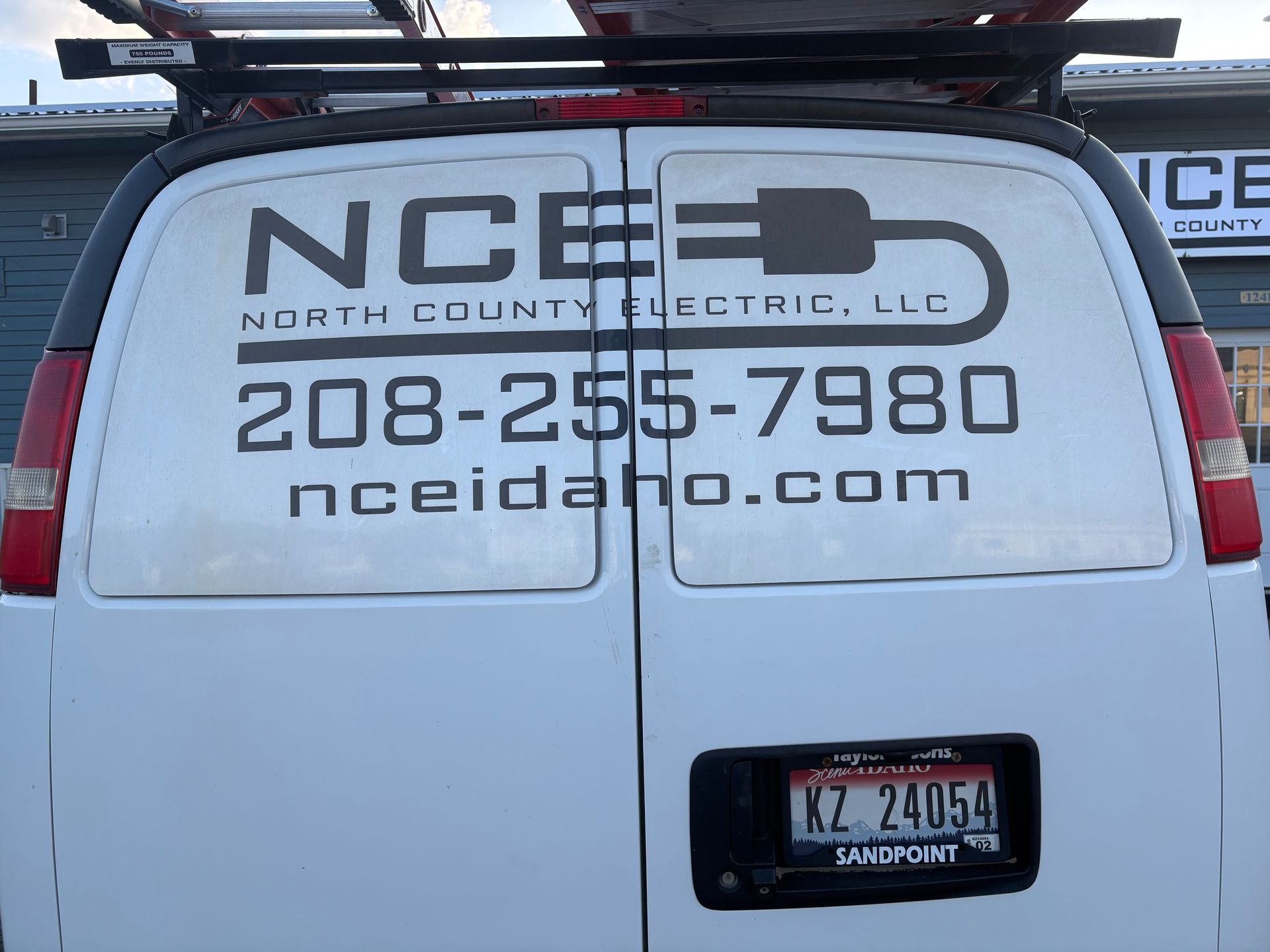 White van with 