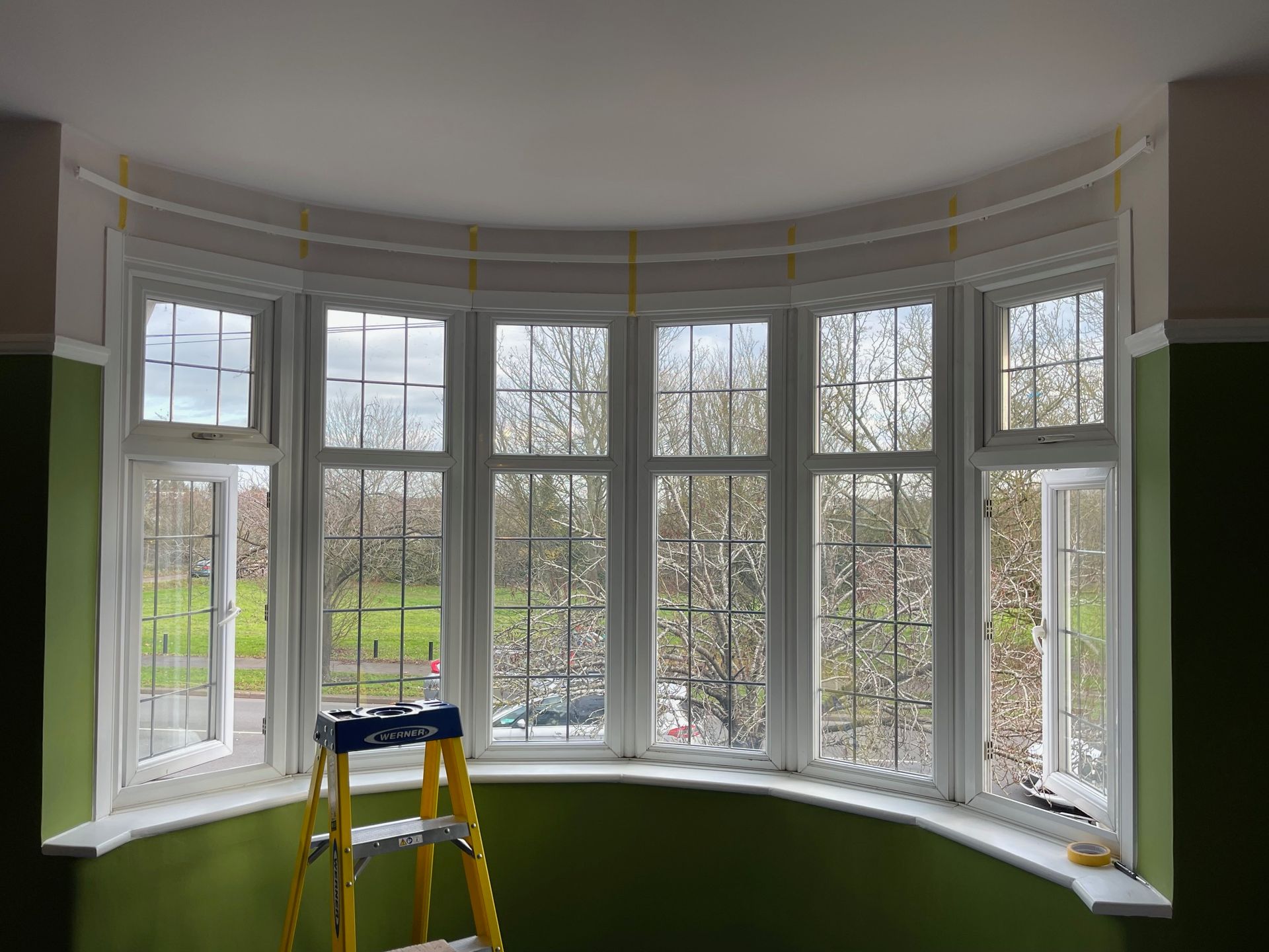 Bay window tracking supplied and fitted