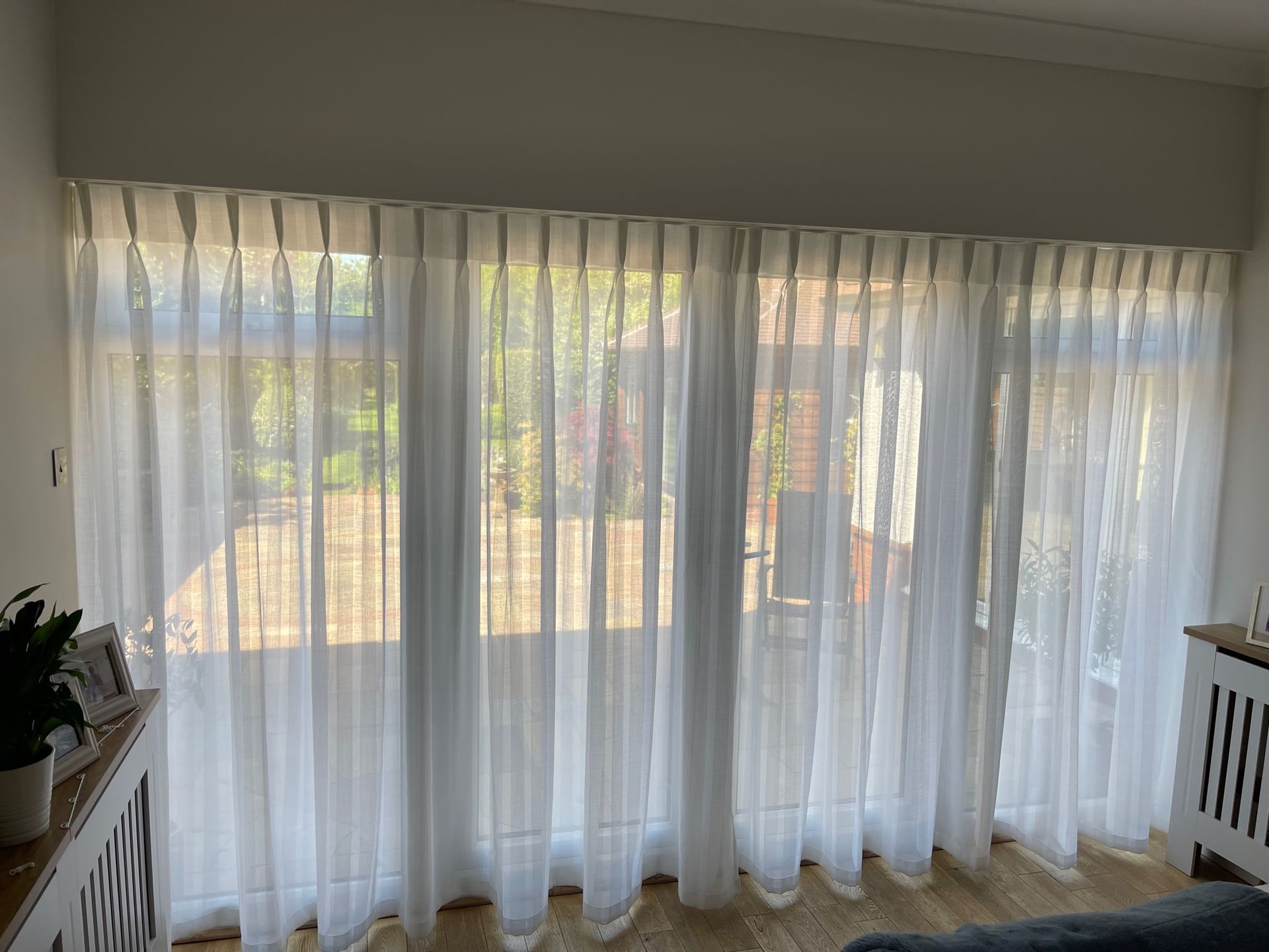 Voile Curtains made to measure & fitted