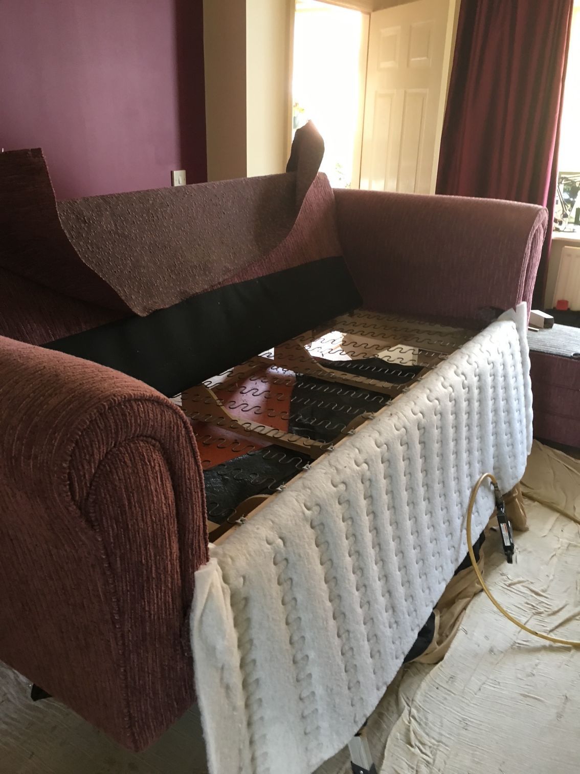Re - Upholstery Chair Springs Replaced Milton Keynes