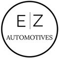 EZ Automotives logo in a black circle with black text on a white background