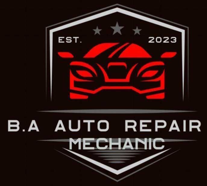 B.A Auto Repair Mechanic logo