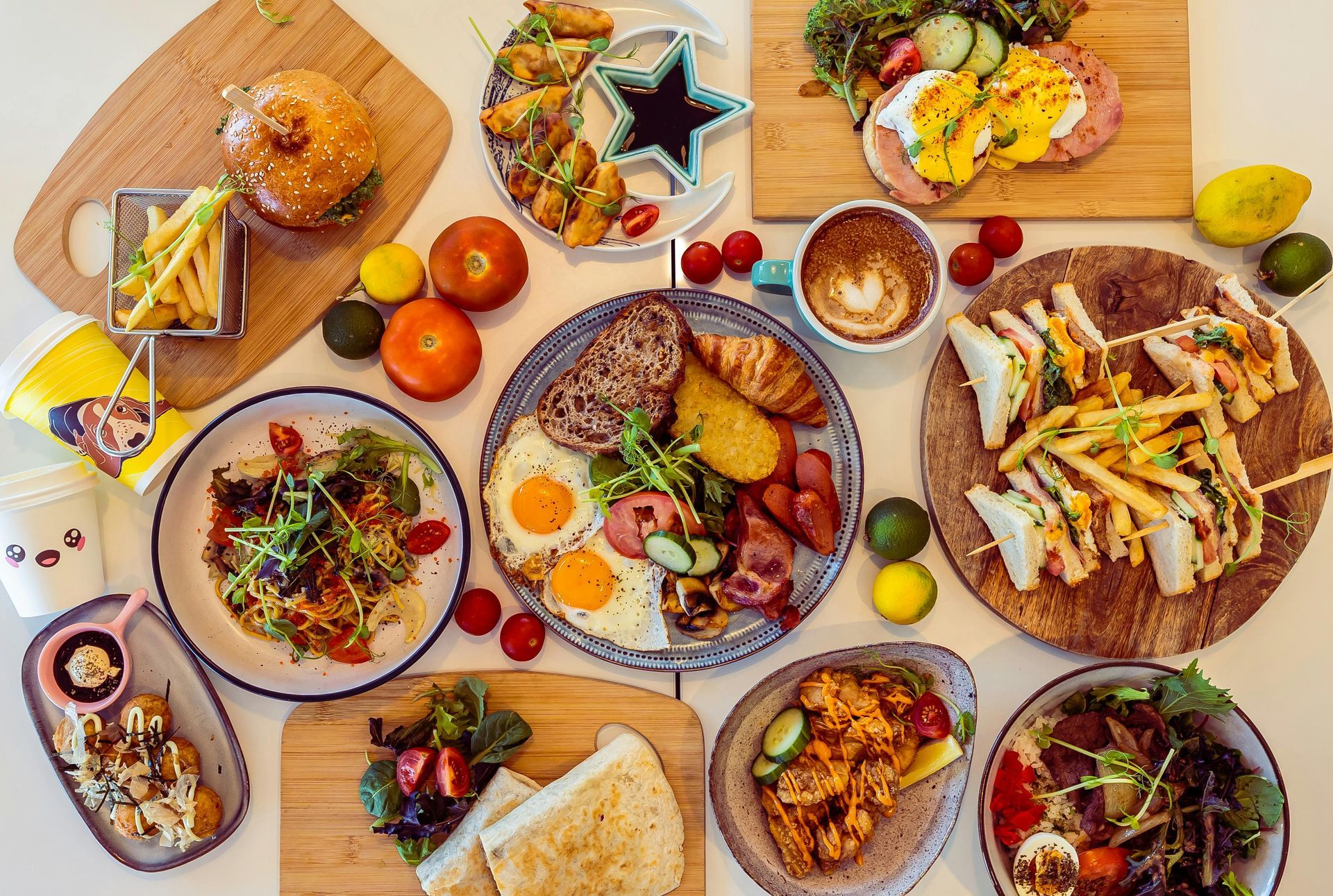 variety of food
