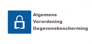 Blauw vierkant met een wit hangslotpictogram en de Nederlandse tekst 