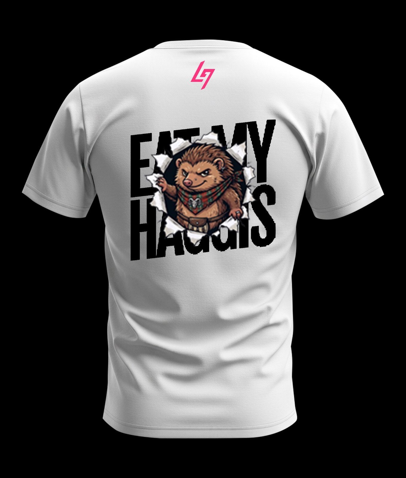 Eat My Haggis Break Through T Shirt