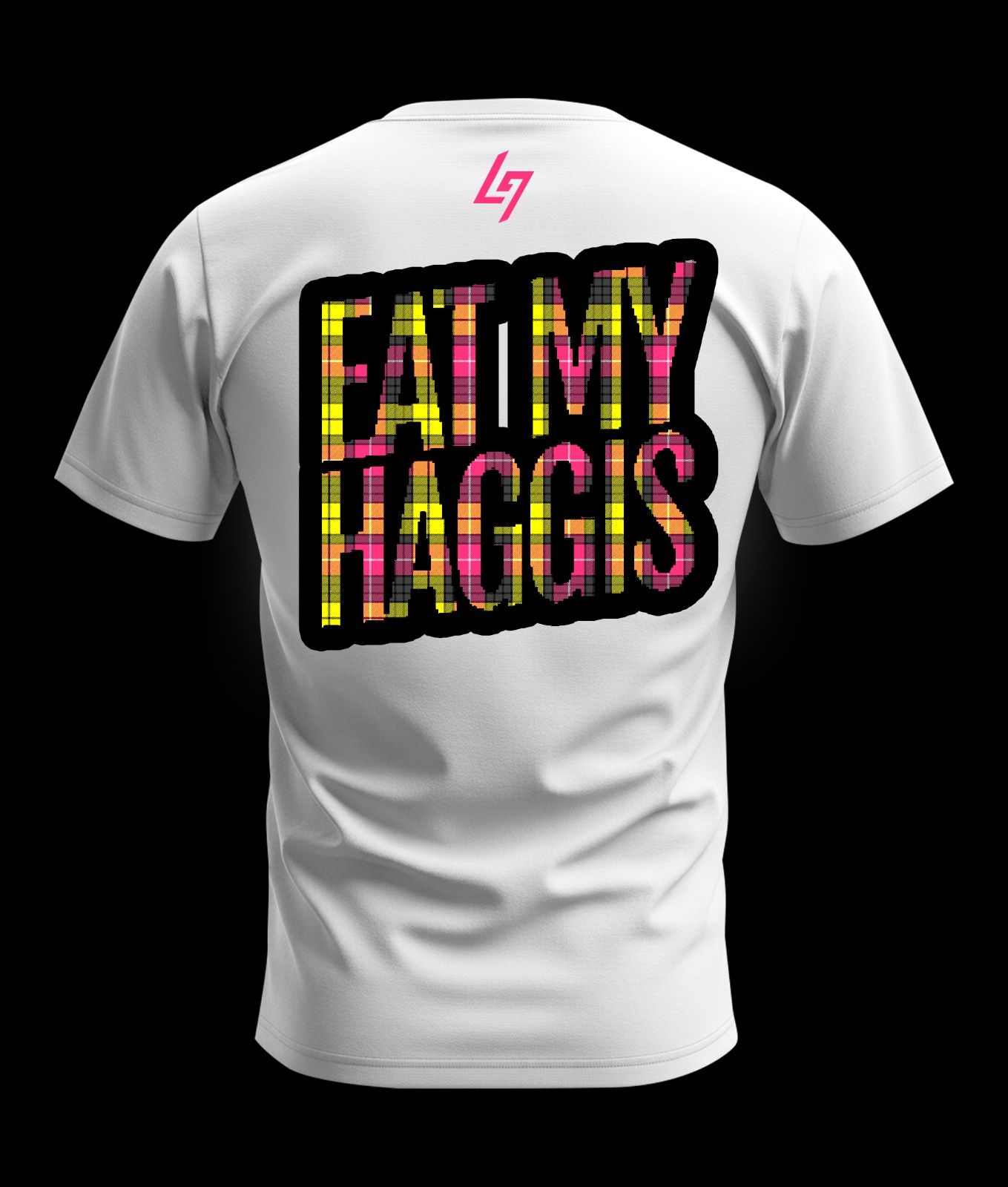 Eat My Haggis Tartan & Black T