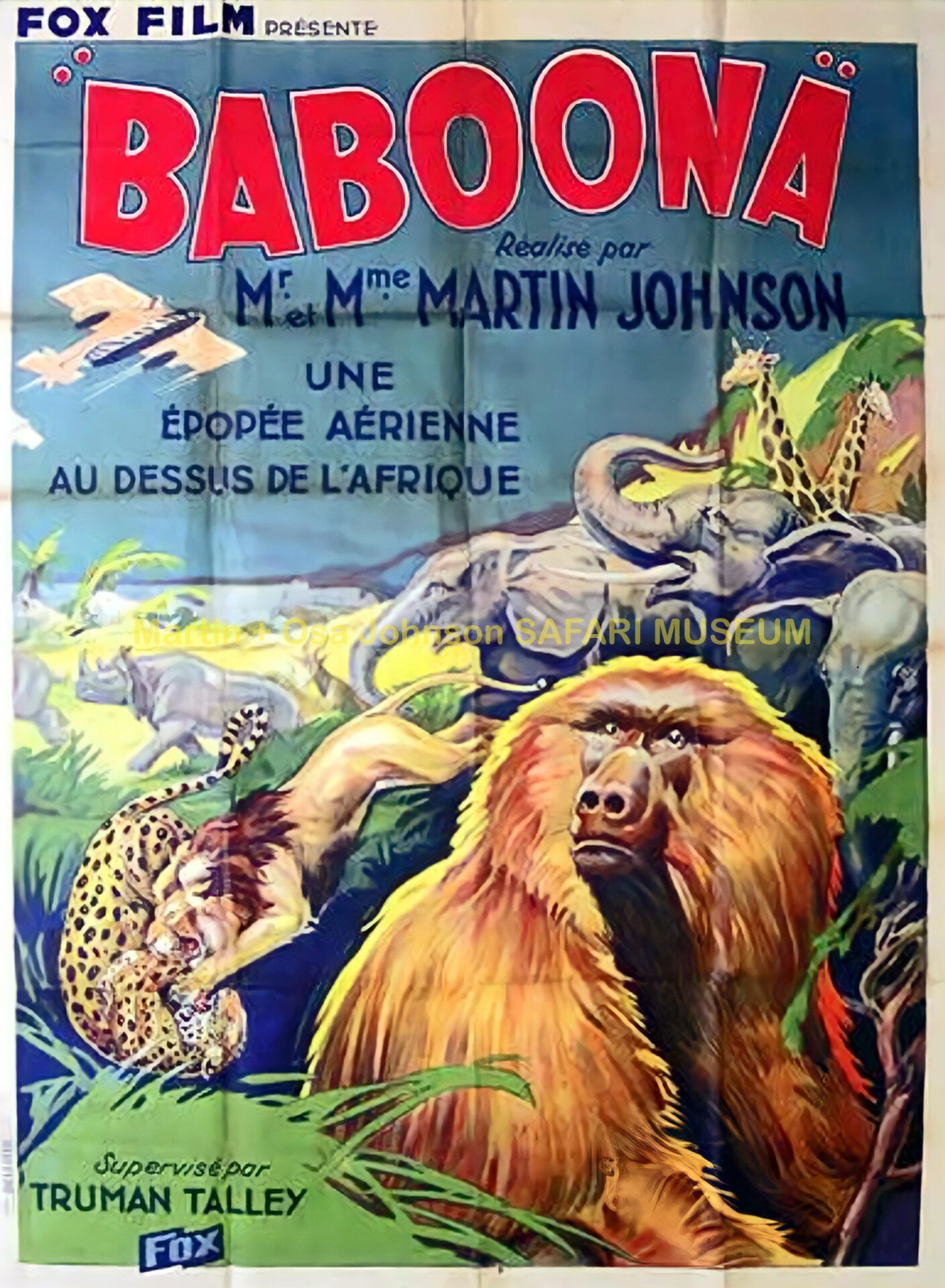 Vintage French film poster for