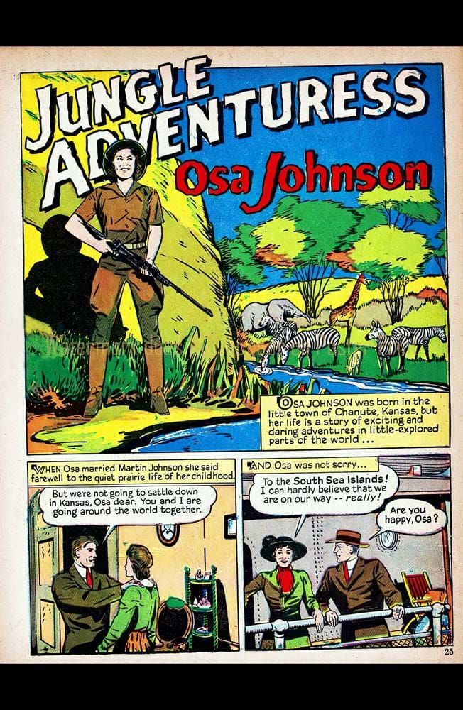 Comic book page titled