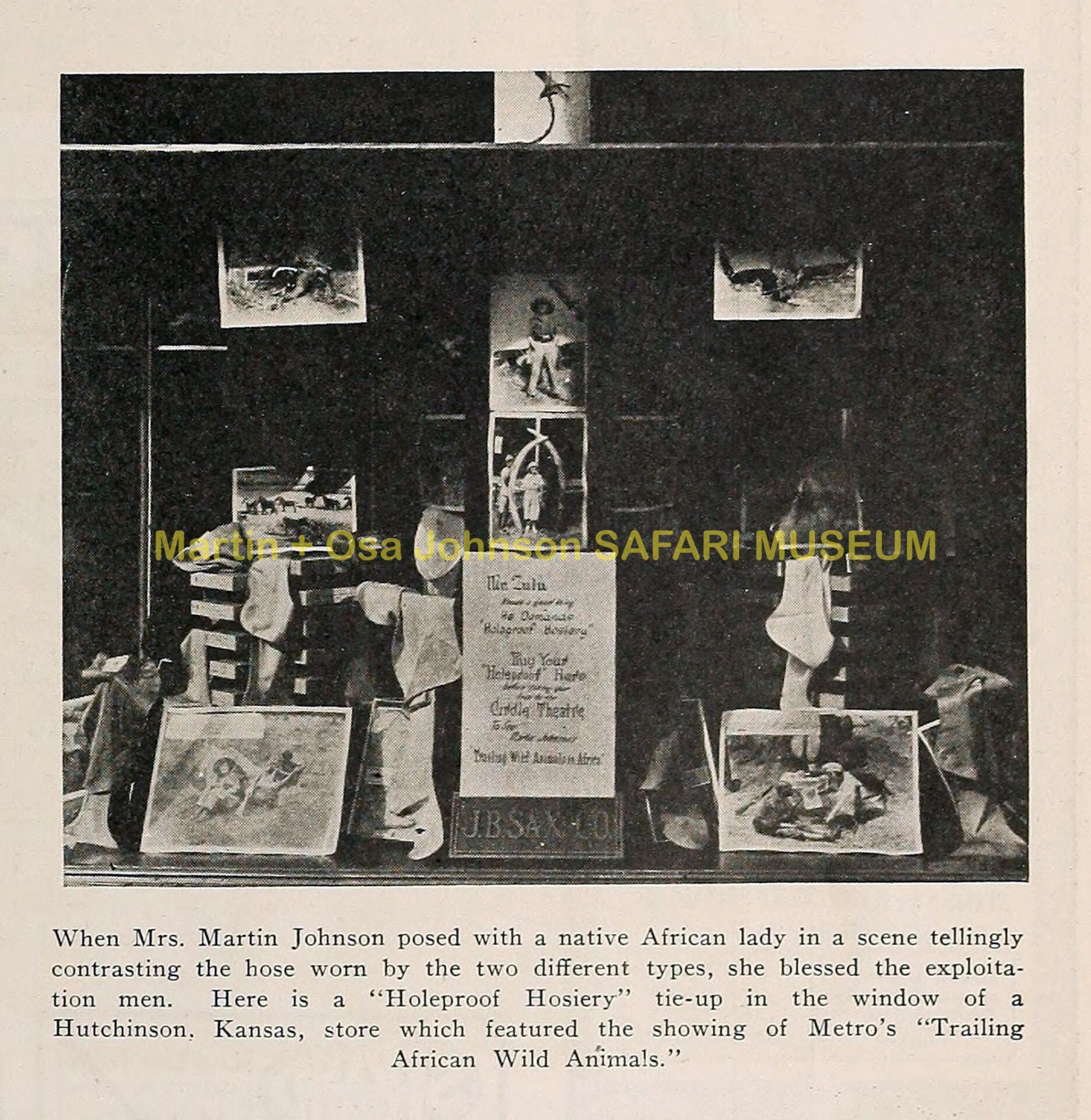 A store window display in Hutchinson, Kansas, promoting the film