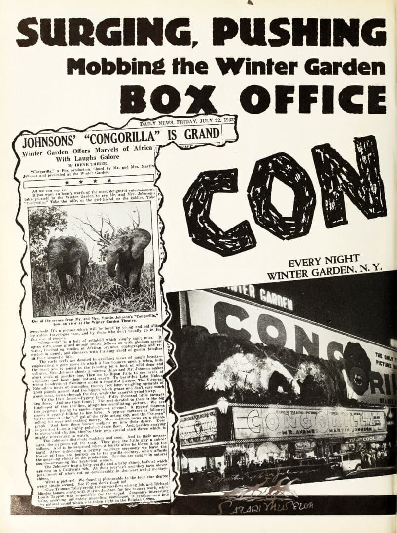 A vintage poster advertising the film