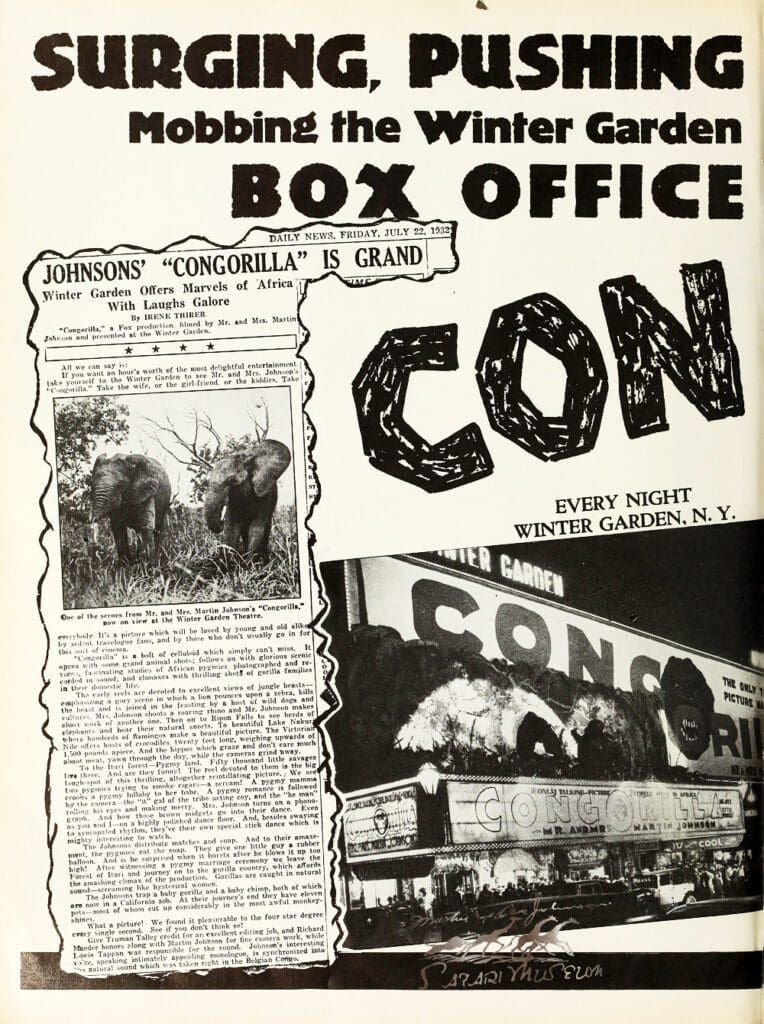 A vintage promotional advertisement for the film 