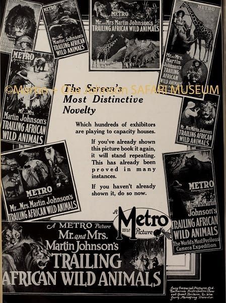 A vintage black-and-white promotional advertisement for the Metro film