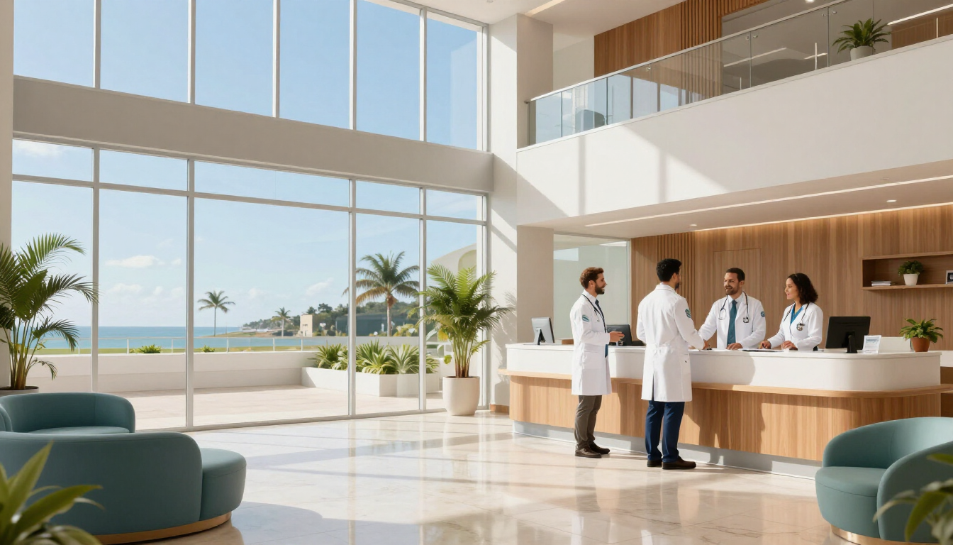 Modern Hospital Lobby