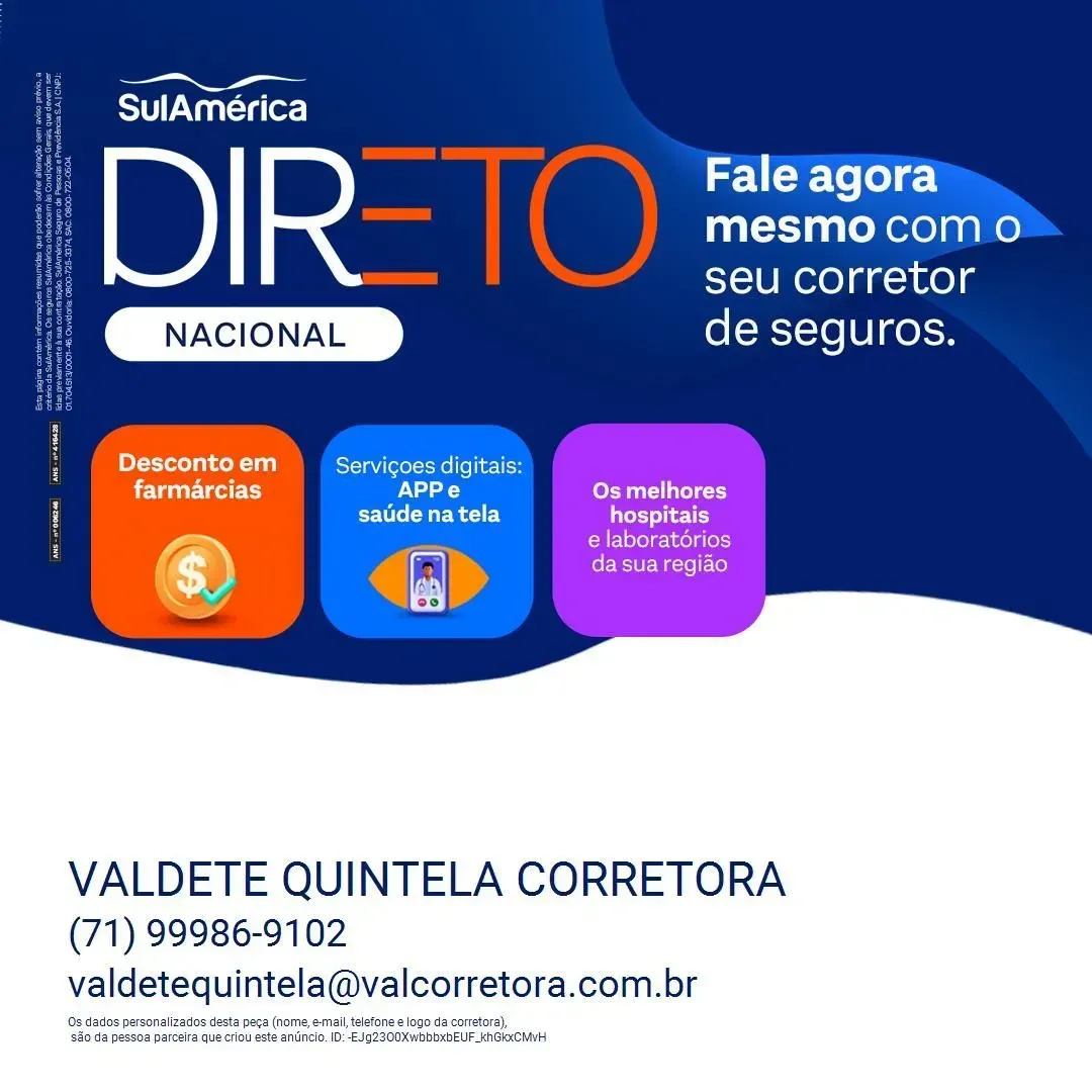 Telefone 71-98511-7007 Corretora Vendas Digital de Planos de Saude SulAmerica  para Empresas