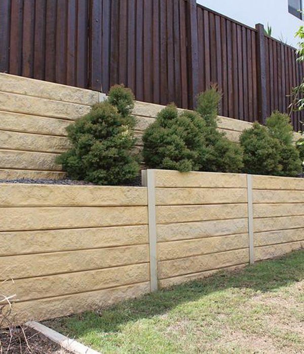 Concrete Sleeper Retaining Walls