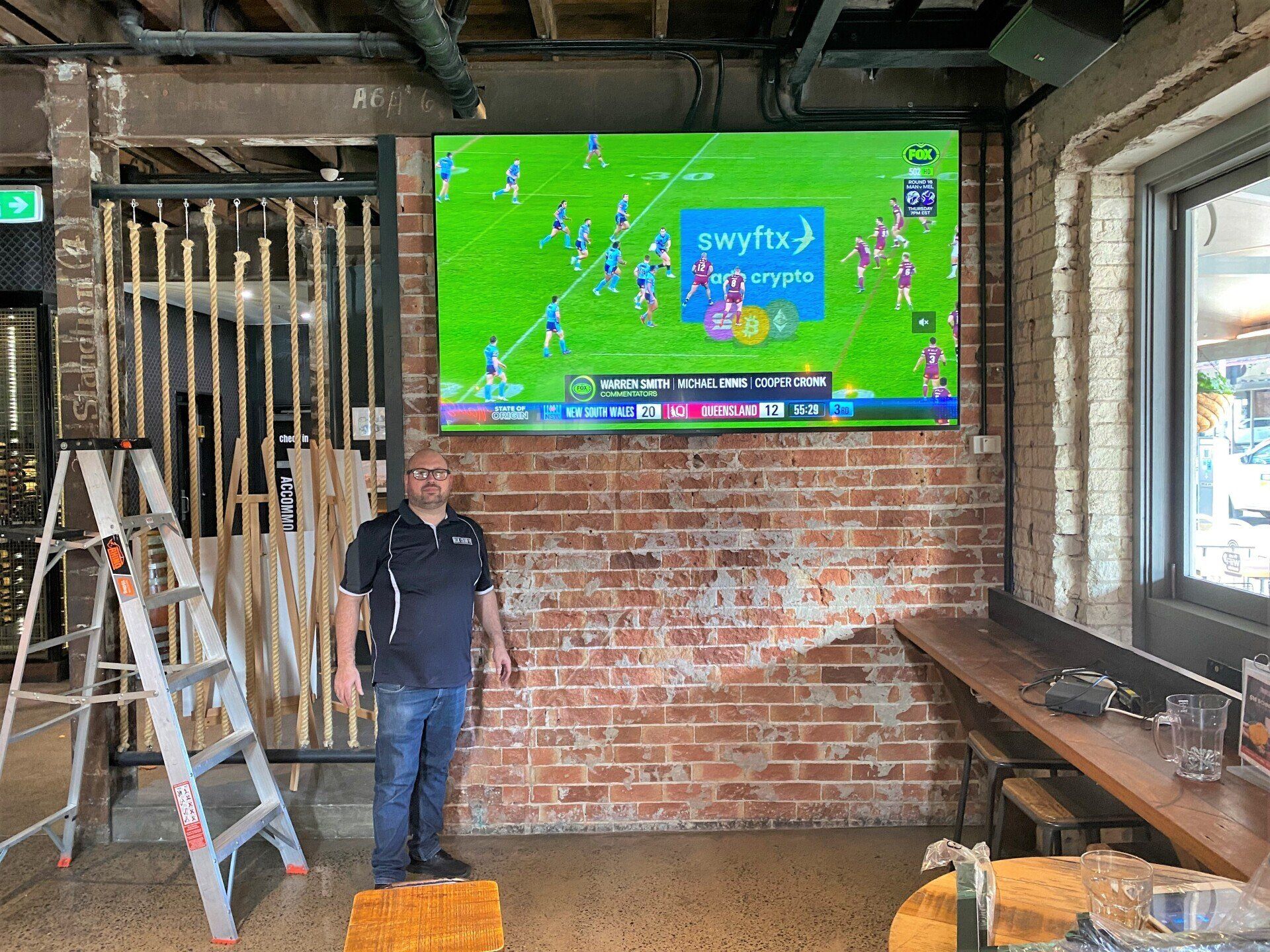 Done Installing Television — Mayfield, NSW — NSW Colour TV Co