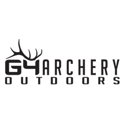 G4 Archery Outdoors logo with stylized deer antlers in black and gray