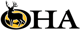 Black-and-gold OHA logo with a deer silhouette in the “O”