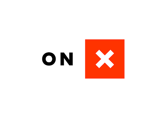 ON next to a red square with a white X mark