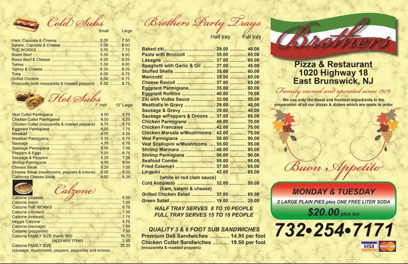 Brochure / Menu Design project