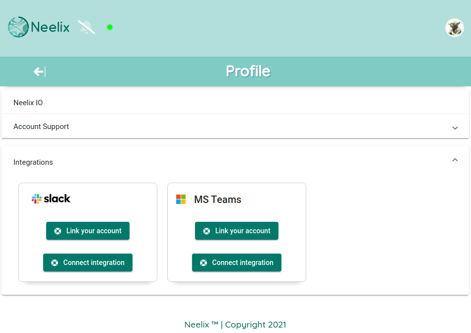 Neelix integration with Slack Neelix integration with Slack