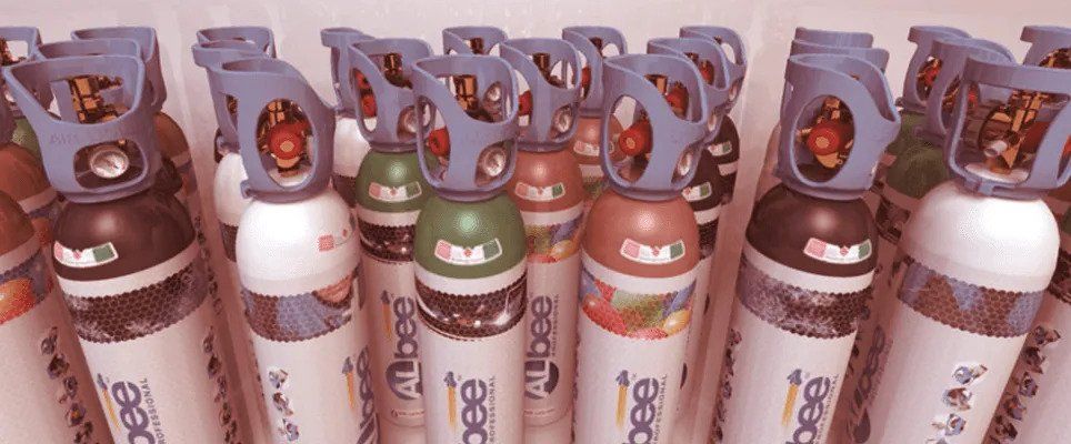 fornitura di bombole di gas tecnici