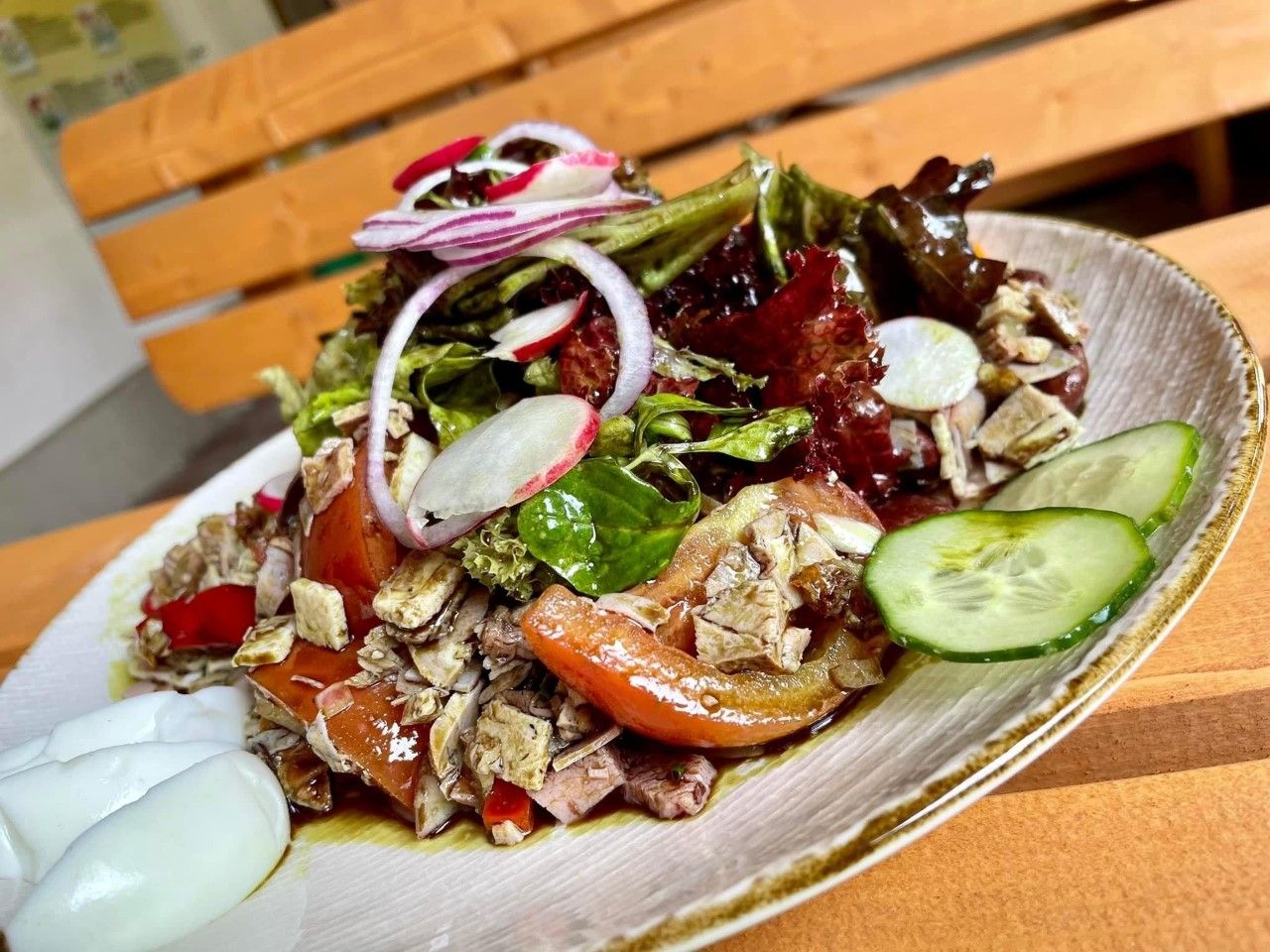 brettljause salat