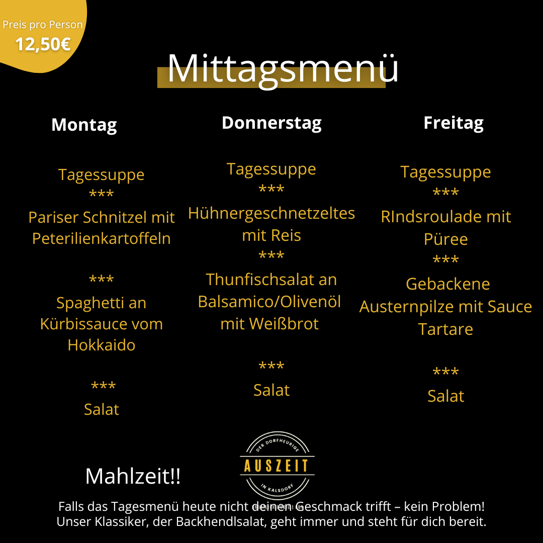Tagesmenü