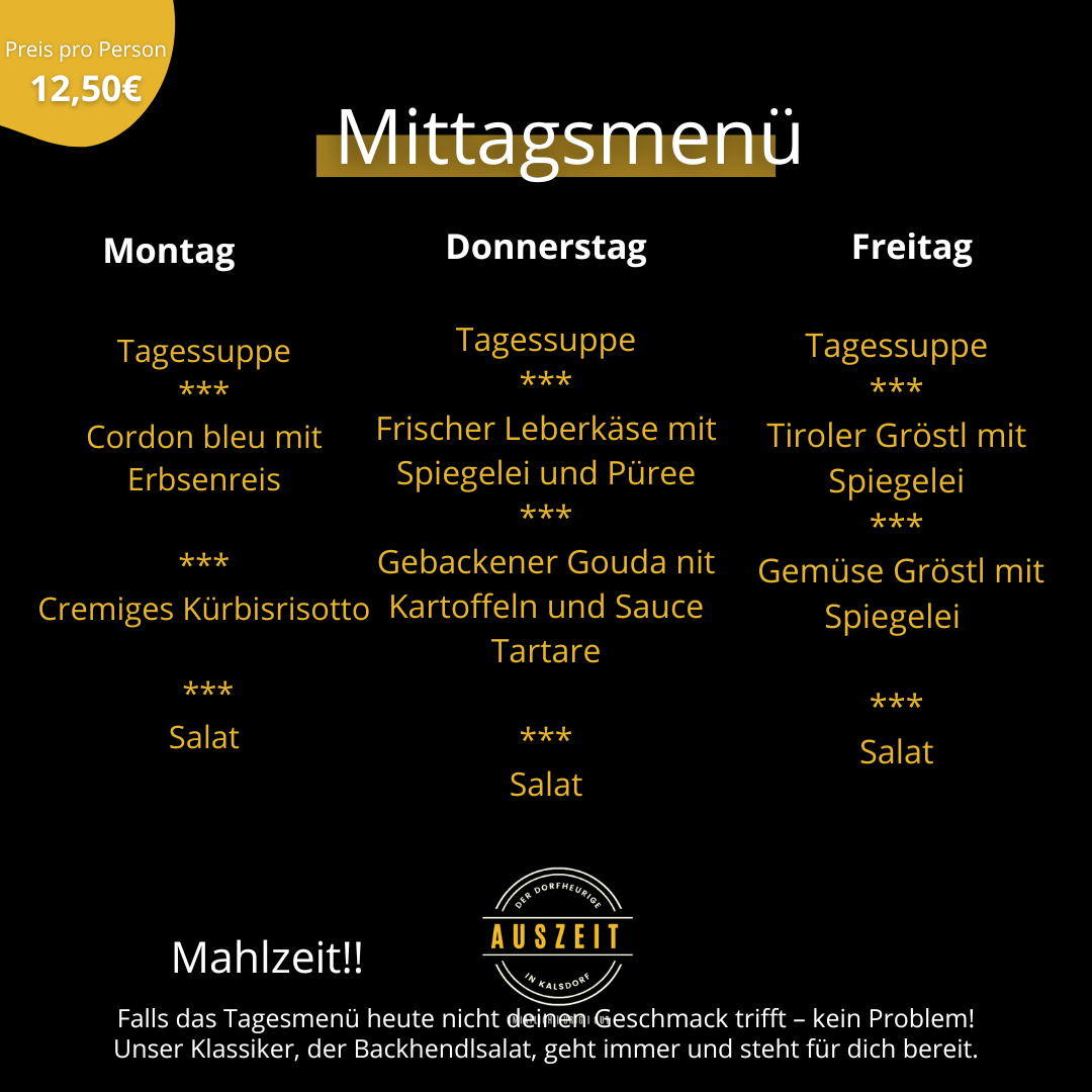 Tagesmenü