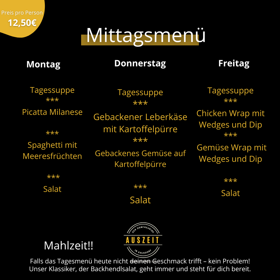 Tagesmenü