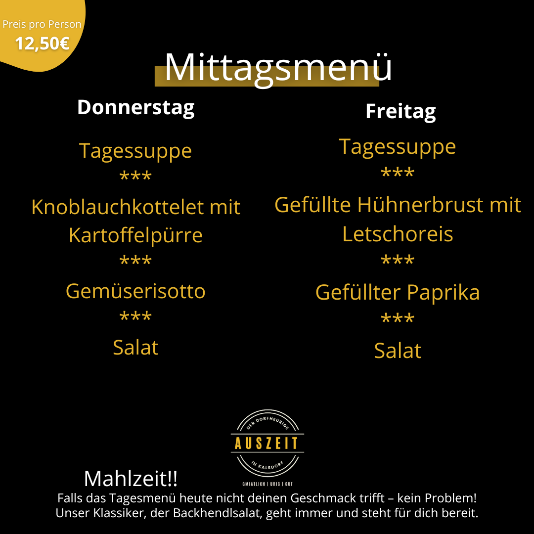 Tagesmenü