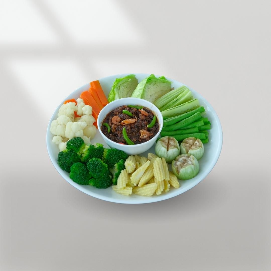 น้ำพริกกุ้งเสียบ