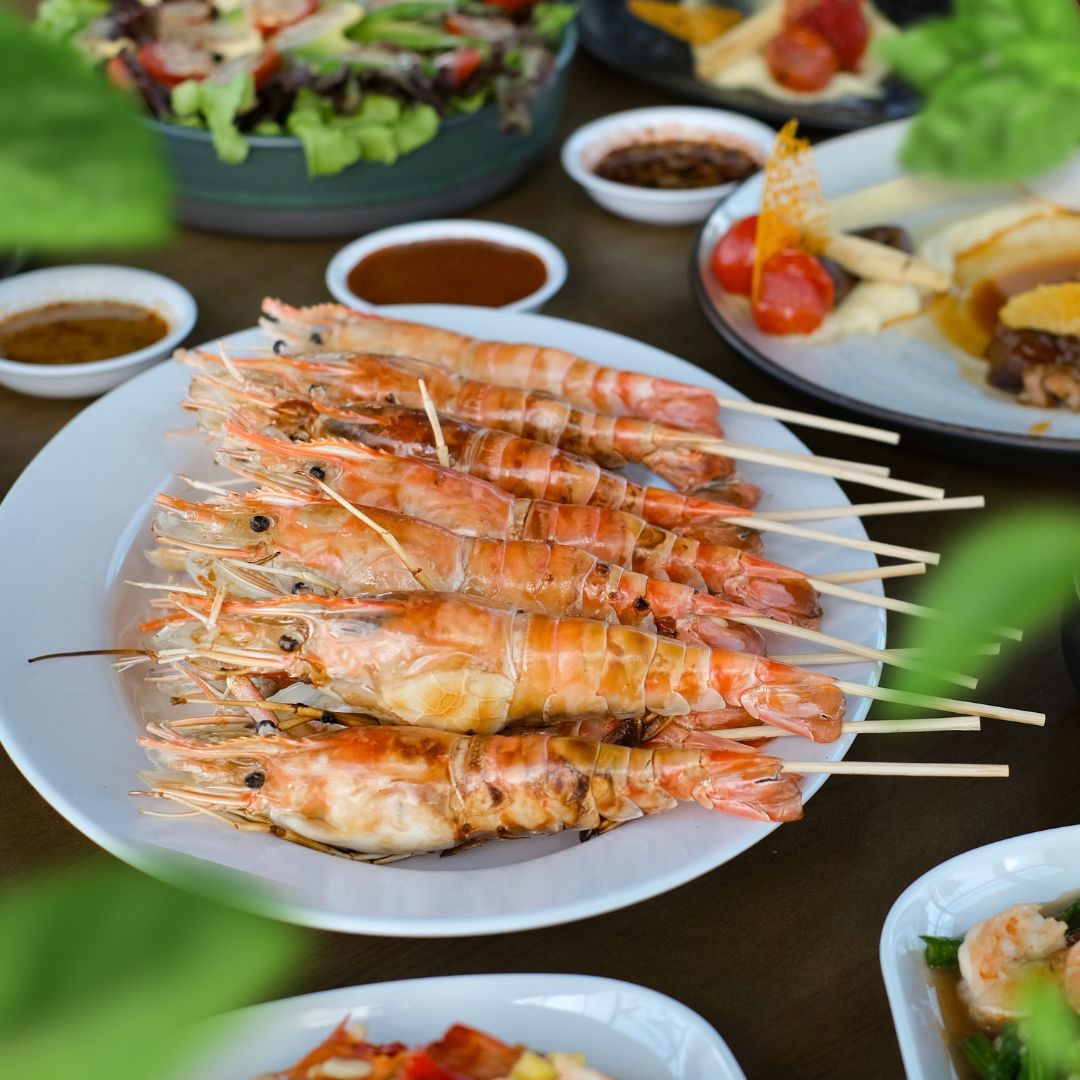 กุ้งโหล เมนูอาหาร ร้านภัตตะ วังน้ำเขียว